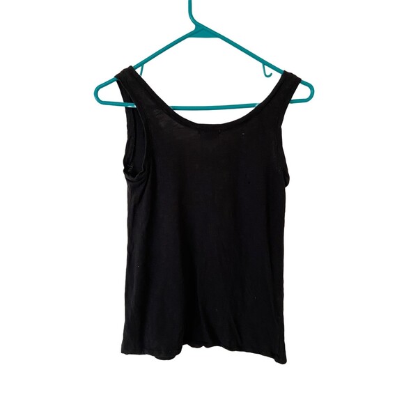 Old Navy Top Tank Womens XS Black Love is Forever Cotton Burner - Picture 5 of 5